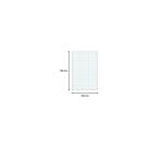 Estuche Exacompta de 100 fichas Exacompta cartulina Bristol - cuadricula 5x5 sin taladro 100x150mm - Blanco