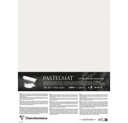 Pastelmat pastelkarton 5 blad 24x32cm - Wit