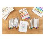 Darwi For You boite de 36 crayons de couleur standards - Assortiment