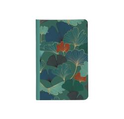 Gaïa bleu, Carnet cousu fil 7,5 x 12 cm, 48 pages, ligné