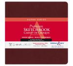 Alpha Series softcover notitieboek 46 blad 19x19 cm 150 g - Wit