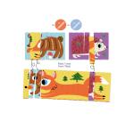 Puzzles Sticks, Forest animals - Multicolour