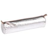 CUIRISÉ - Trousse ronde Ø5,5x22 - Argent