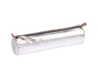 CUIRISÉ - Trousse ronde Ø5,5x22 - Argent
