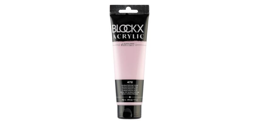 Feine Acrylfarbe, Acrylic Artist, Tube 120ml - Chinacridon rosa