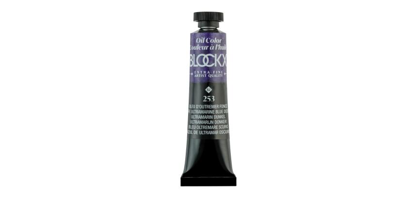 Peinture à l'huile extra-fine tube 20ml - Bleu d'outremer foncé