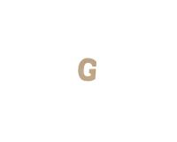 Lettre G kraft 20cm - Kraft