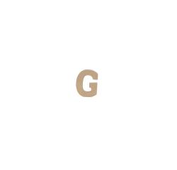 Lettre G kraft 20cm - Kraft