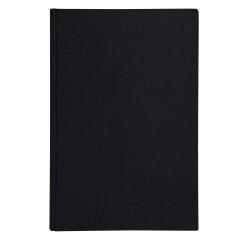 Registre 35x22,5cm 5x5 folioté 600 pages - Noir toilé