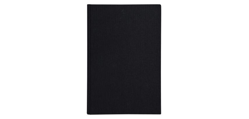 Registre 35x22,5cm 5x5 folioté 600 pages - Noir toilé