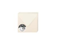 Paquet de 20 enveloppes Pollen 140x140mm 120g/m2 - Ivoire irisé