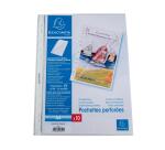 Caja de 100 Fundas con taladros A4 6/100e - Cristal