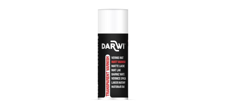 DARWI Aérosol de 400ml Vernis à Alcool finition Mat - Incolore