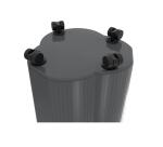 Castors for TRI-BIN bin - Black