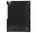 Chemise à élastiques 3 rabats maxi capacity carte lustrée pelliculée Iderama - A4 - Couleurs assorties
