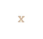 Lettre X kraft 20cm - Kraft