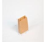 Sach. x50 poch. Kraft,11x21+5cm coeur - Kraft