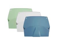 Set de 3 compartiments trieurs muraux horizontaux Autentik - Couleurs assorties