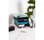Set de 4 corbeilles à courrier Combo Styli Titane - Couleurs assorties