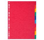Divider Pressbd Lwght A4 10P - Assorted colours