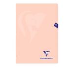 Cahier piqué Mimesys PASTEL A4 96 pages ligné couverture polypropylène - Assortis