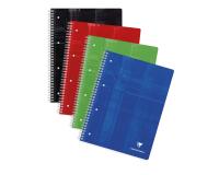 Cahier reliure intégrale A4+ 160 pages détachables perforées 4 trous grands carreaux - Assortis