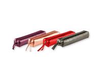 Cuirise Slim Leather Pencil Case 19.5x2.5x4cm - Assortment