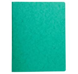Chemise à ressort carte lustrée 425gm2 - A4 - Vert