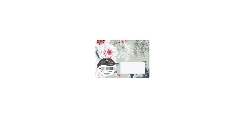 COLLECTION BOTANIC GARDEN, Paquet de 20 enveloppes Pollen 114x162mm 120g/m2 - Vert clair
