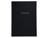 Registre 297X210 Répertoire travers 300 pages - Noir toilé