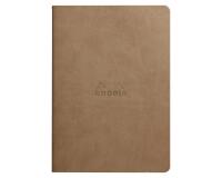 Rhodiarama piqûre textile A5 64 pages dot papier ivoire 90 g