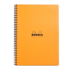 Rhodia Classic Notebook A4+ Lined+Margin - Orange|