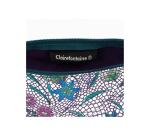 Céleste CUIR Trousse ronde Ø5,5x22 cm Multicolores