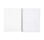 Cahier DUOBOOK, A4, mi-quadrillé mi-ligné