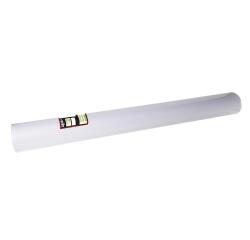 Nappe en rouleau papier gaufré Toile de lin - 18x50m - Blanc
