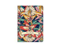 Frida Kahlo, Cahier piqué cousu fil A4 21 x 29,7 cm, 96 pages, ligné + marge, ass.