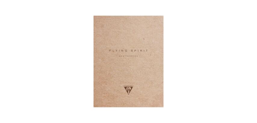 Flying Spirit carnet cousu 50F A6 90g - Kraft brun