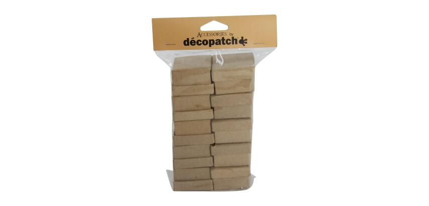 Set 10 petites boîtes carrées 3x15x30cm - Kraft
