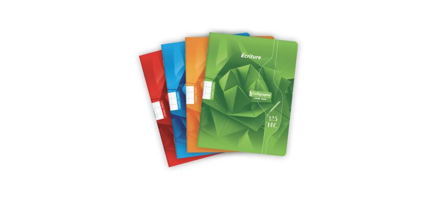 Clairefontaine Stapled Exercise Book Ligne 7000, 17x22mm, Seyes 3mm, 16 Sheets, 70g - Assortment - Assortment