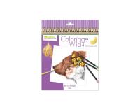 Carnet de coloriage Wild 4 - Violet