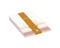 Terracotta, Bloc mémo 3 niveaux 10x14x0,8cm 90 feuillets, 30 par format
