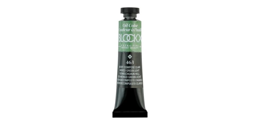 Ölfarbe, Hellgrün, Tube 20ml - Gemischtgrün hell