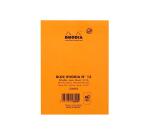 Bloc agrafé Rhodia N°13 10,5x14,8 cm 80 feuillets ligné 80g - Orange