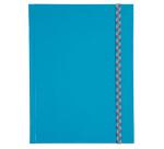 Iderama Notebook 220x170, 192 lined pages - blue
