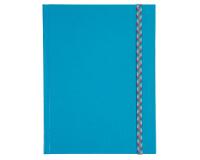 Carnet Iderama 220x170, 192 pages lignées - Bleu