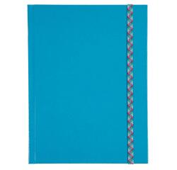 Iderama Notebook 220x170, 192 lined pages - blue