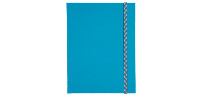 Iderama Notebook 220x170, 192 lined pages - blue