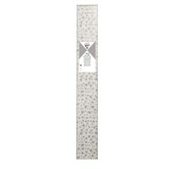 PAPIER DE SOIE IMPRIMÉE, Sachet de 4 feuilles au format 50x75cm - Etoiles argentées - Argent