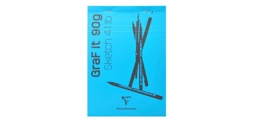 Clairefontaine GraF'it Stapled Pad - A5 - 80 Sheets - 90gsm