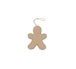 Bonhomme de pain d'épices à suspendre 8,5cm - Kraft